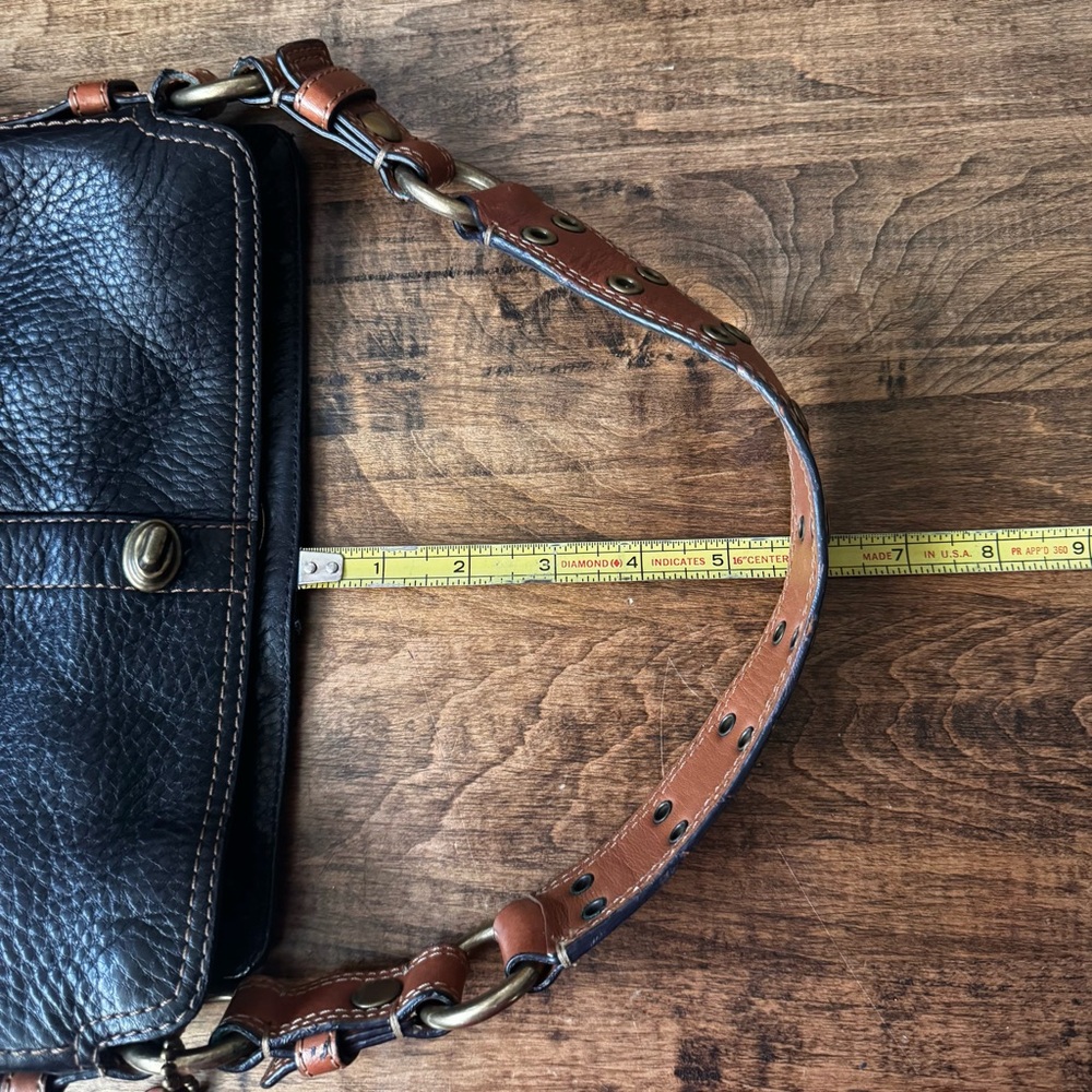 Coach Legacy Black Pebbled Leather Shoulder Bag, Vintage Style C0769-10958 - Picture 13 of 13